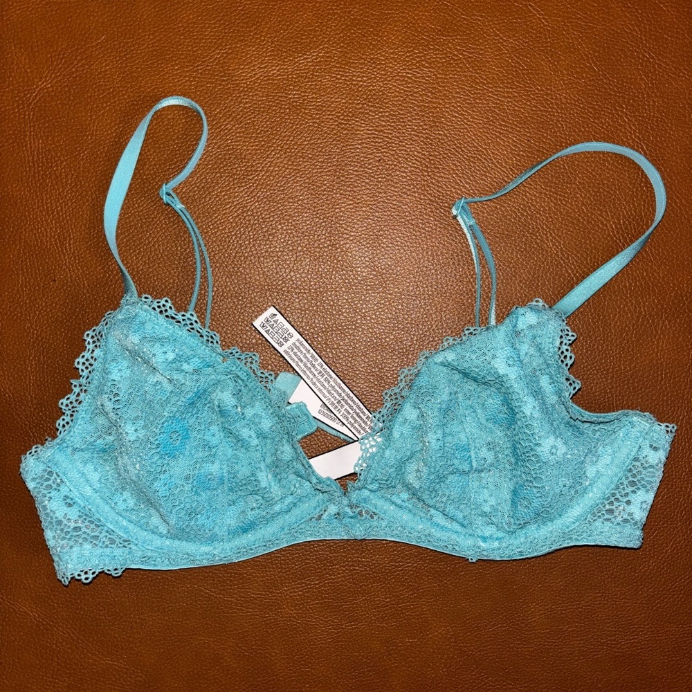 Victoria's Secret Lace Bralette Light Blue